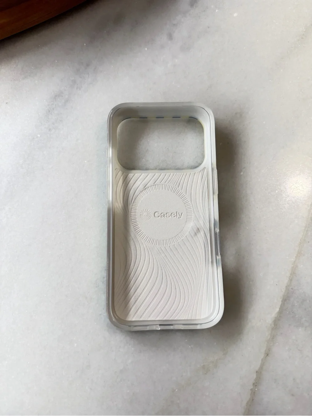 Casely Gray & Yellow Stripe iPhone 17 Pro Case